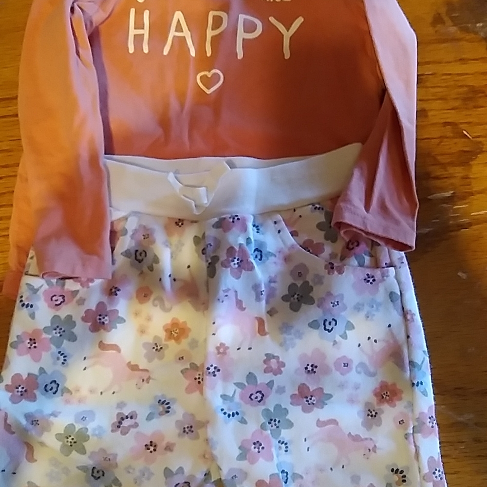 Pretty baby onesie and pants